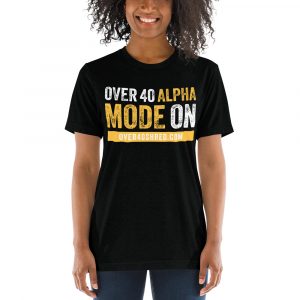 Over 40 Alpha Mode ON Prime Short Sleeve Tee (Yellow)