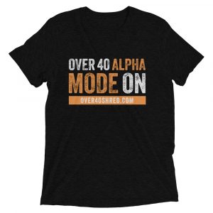 Over 40 Alpha Mode ON Prime Short Sleeve Tee (Orange)