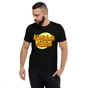 Men’s KBSA Kettlebell Addict T-Shirt (Yellow Addict)