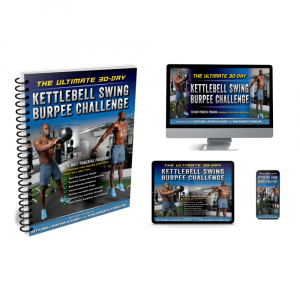 Killer 15 Minute Kettlebell Swing Burpee Medley Workout
