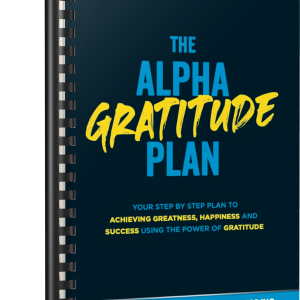 Alpha Gratitude Journal for Men White